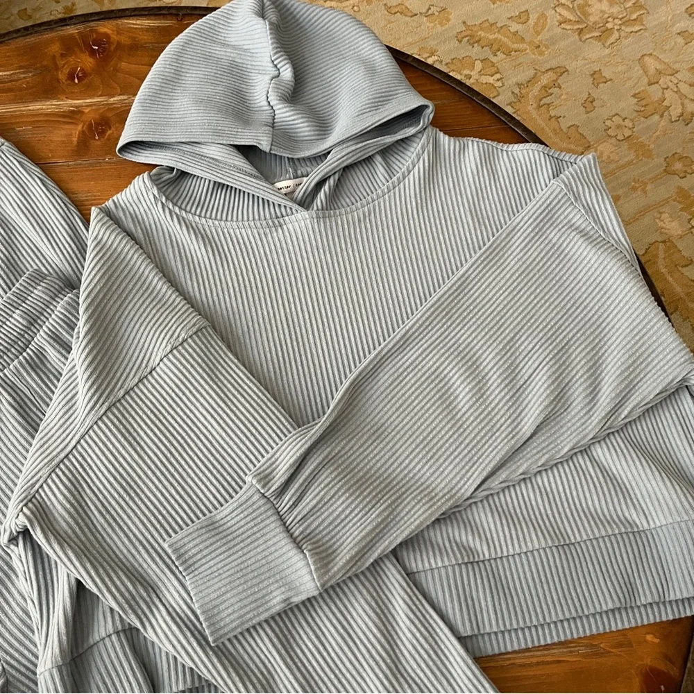 Better Together Ribbed 2pc Lounge Set. XL - Picture 2 of 6